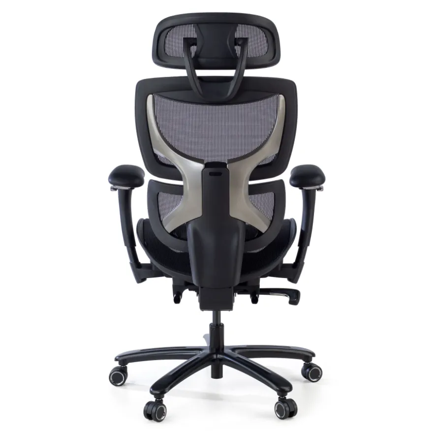 Sedia da Ufficio Ergonomica Sakura black, schienale reclinabile