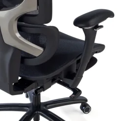 Sedia da Ufficio Ergonomica Sakura black, schienale reclinabile