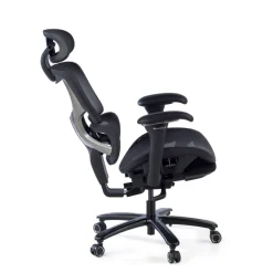 Sedia da Ufficio Ergonomica Sakura black, schienale reclinabile