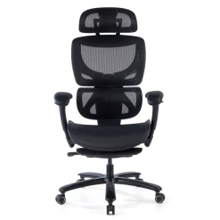 Sedia da Ufficio Ergonomica Sakura black, schienale reclinabile