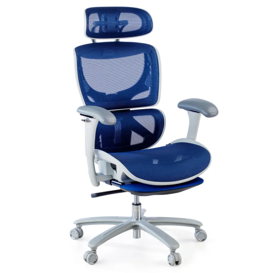 Sedia da Ufficio Ergonomica Sakura white, schienale reclinabile
