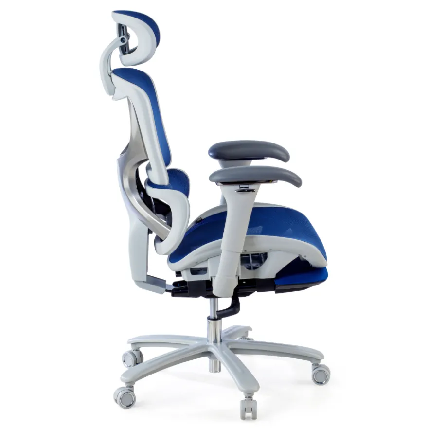 Sedia da Ufficio Ergonomica Sakura white, schienale reclinabile