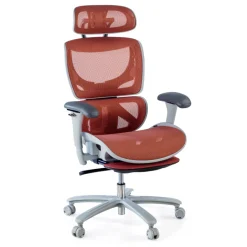 Sedia da Ufficio Ergonomica Sakura white, schienale reclinabile