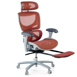 Sedia da Ufficio Ergonomica Sakura white, schienale reclinabile