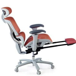 Sedia da Ufficio Ergonomica Sakura white, schienale reclinabile