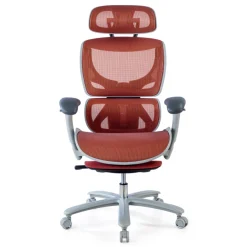 Sedia da Ufficio Ergonomica Sakura white, schienale reclinabile