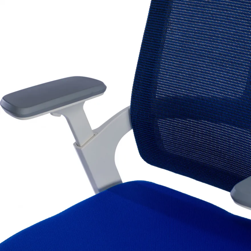 Sedia da Ufficio Ergonomica Team white, Tecnologia e Design