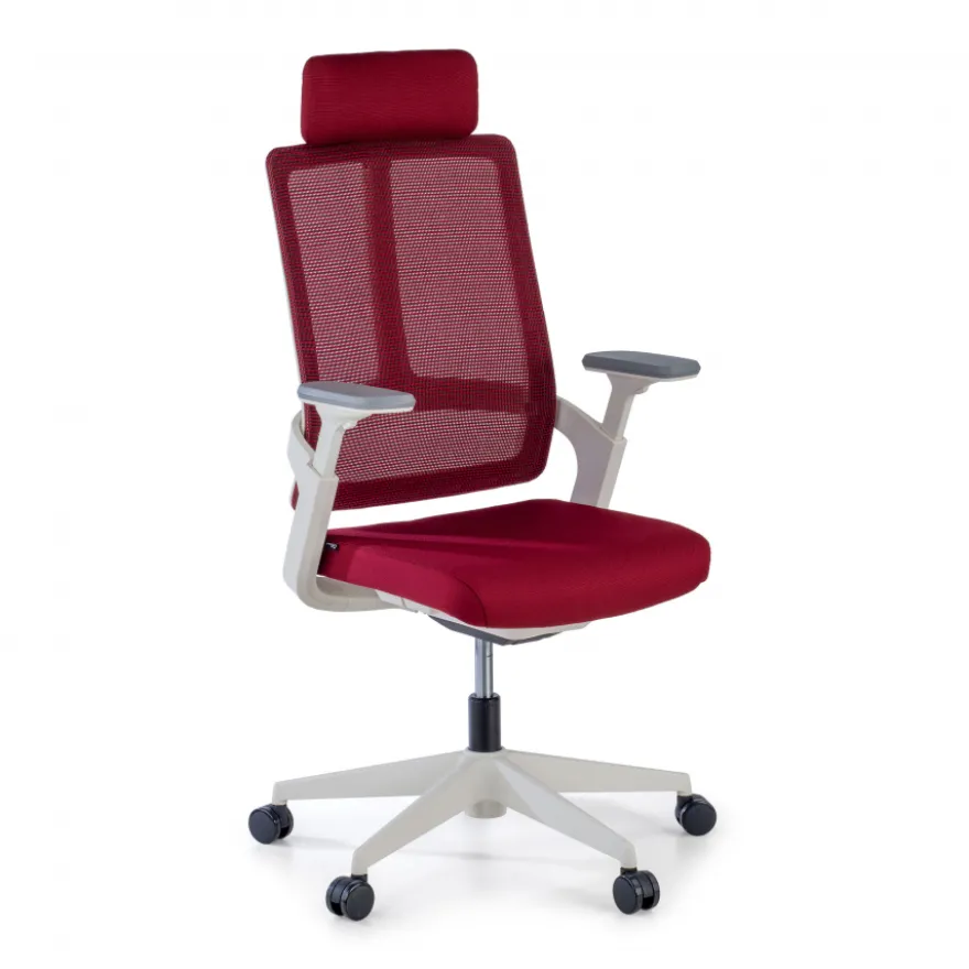 Sedia da Ufficio Ergonomica Team white, Tecnologia e Design