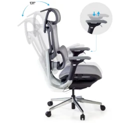 Sedia da Ufficio Ergonomica Valkyr, schienale auto-adattabile
