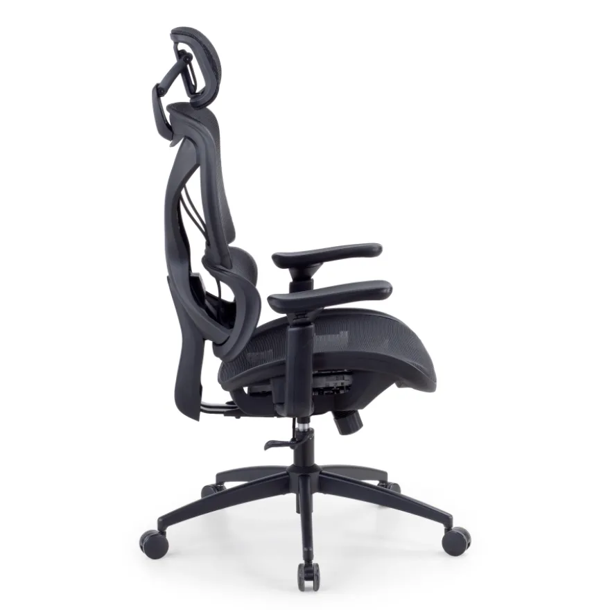 Sedia da ufficio ergonomica Velstrom con supporto lombare e braccioli 3D