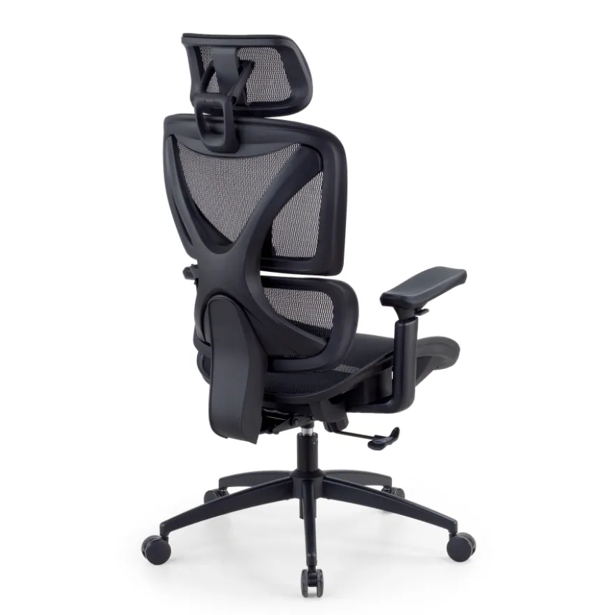 Sedia da ufficio ergonomica Velstrom con supporto lombare e braccioli 3D
