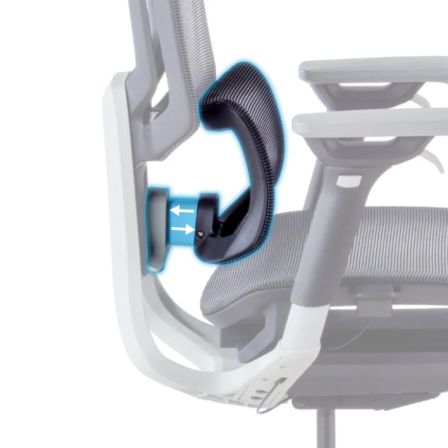 Sedia da Ufficio Ergonomica Valkyr, schienale auto-adattabile