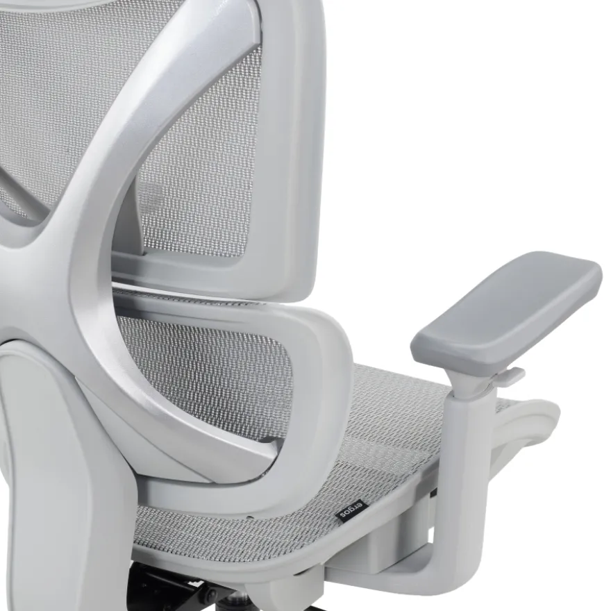 Sedia da ufficio ergonomica Velstrom con supporto lombare e braccioli 3D