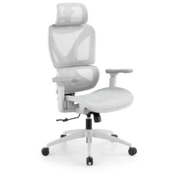 Sedia da ufficio ergonomica Velstrom con supporto lombare e braccioli 3D