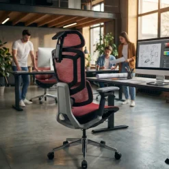 Sedia da Ufficio Ergonomica Valkyr, schienale auto-adattabile