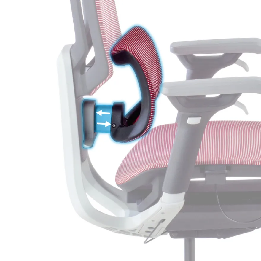 Sedia da Ufficio Ergonomica Valkyr, schienale auto-adattabile