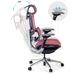 Sedia da Ufficio Ergonomica Valkyr, schienale auto-adattabile