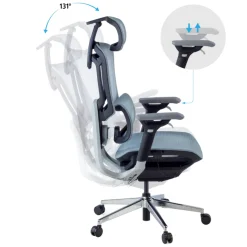 Sedia da Ufficio Ergonomica Valkyr, schienale auto-adattabile