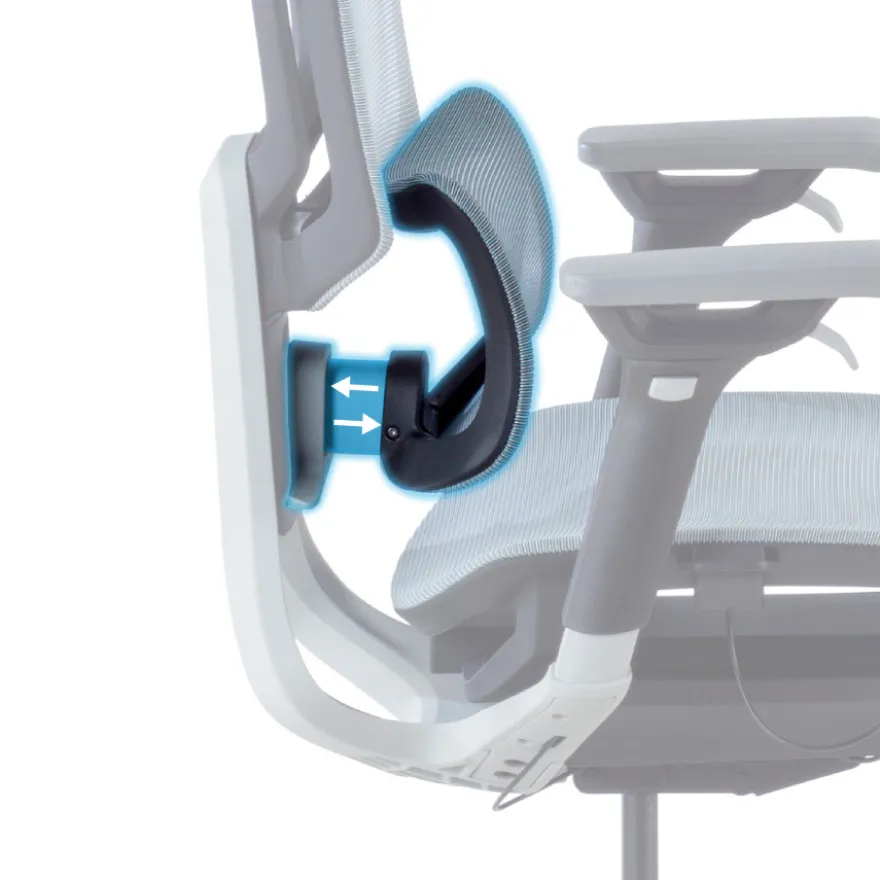 Sedia da Ufficio Ergonomica Valkyr, schienale auto-adattabile