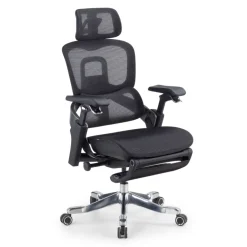 Sedia da ufficio ergonomica ZenMax con poggiapiedi, massime prestazioni