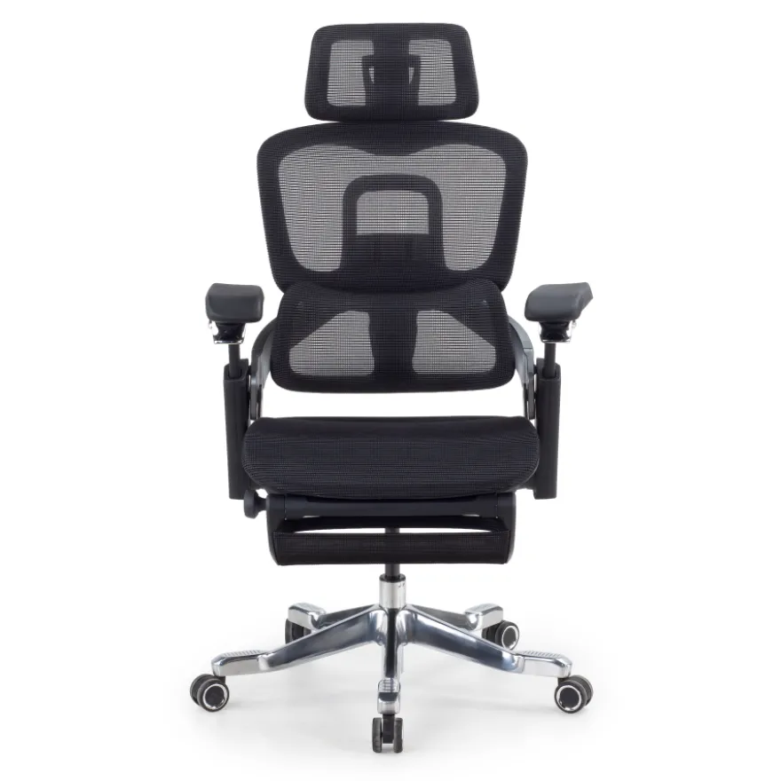Sedia da ufficio ergonomica ZenMax con poggiapiedi, massime prestazioni