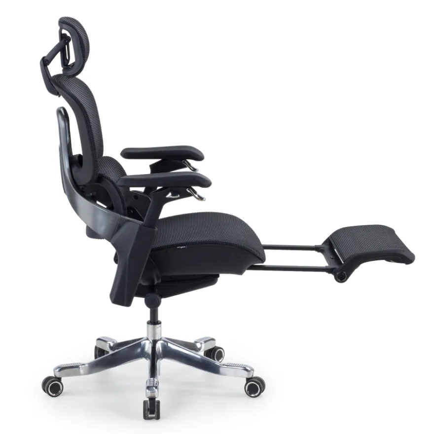 Sedia da ufficio ergonomica ZenMax con poggiapiedi, massime prestazioni