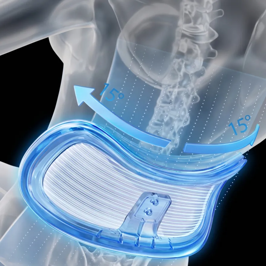Sedia da ufficio ergonomica ZenMax con poggiapiedi, massime prestazioni