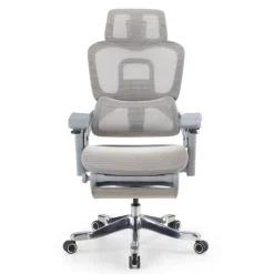 Sedia da ufficio ergonomica ZenMax con poggiapiedi, massime prestazioni