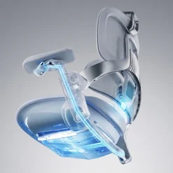 Sedia da ufficio ergonomica ZenMax con poggiapiedi, massime prestazioni