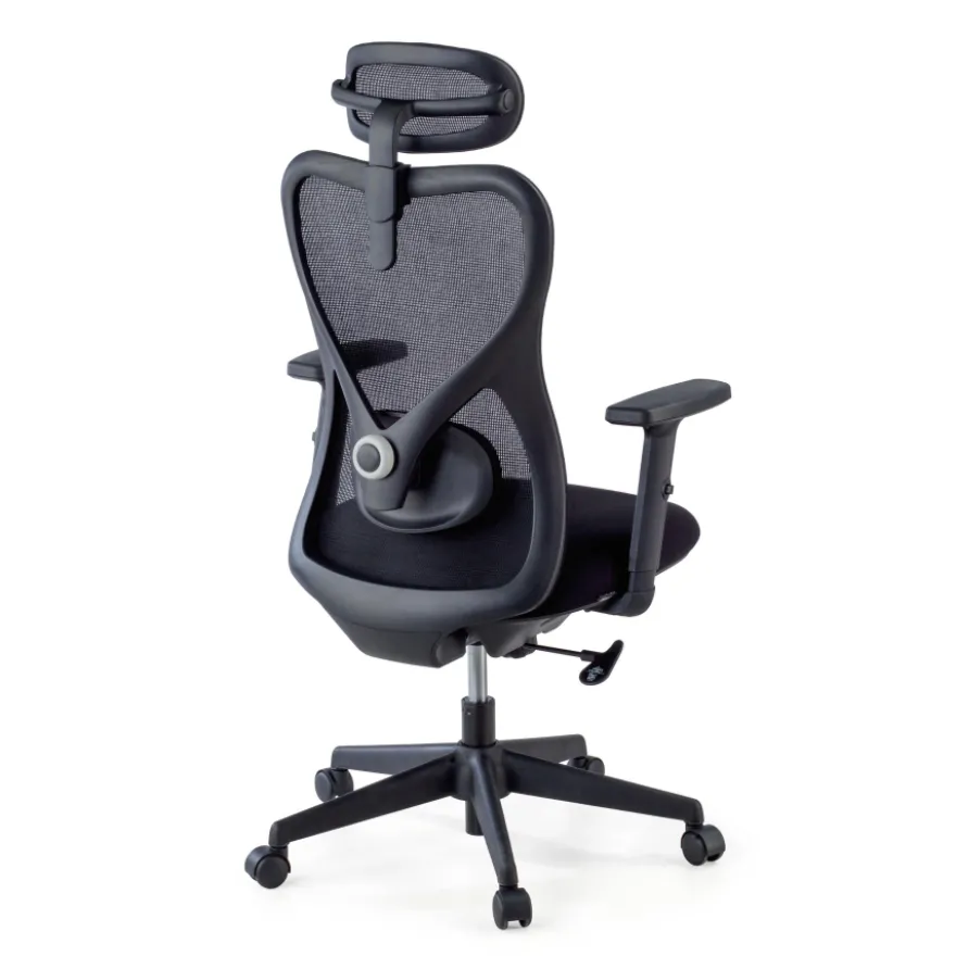Sedia da Ufficio Fusion black, supporto lombare