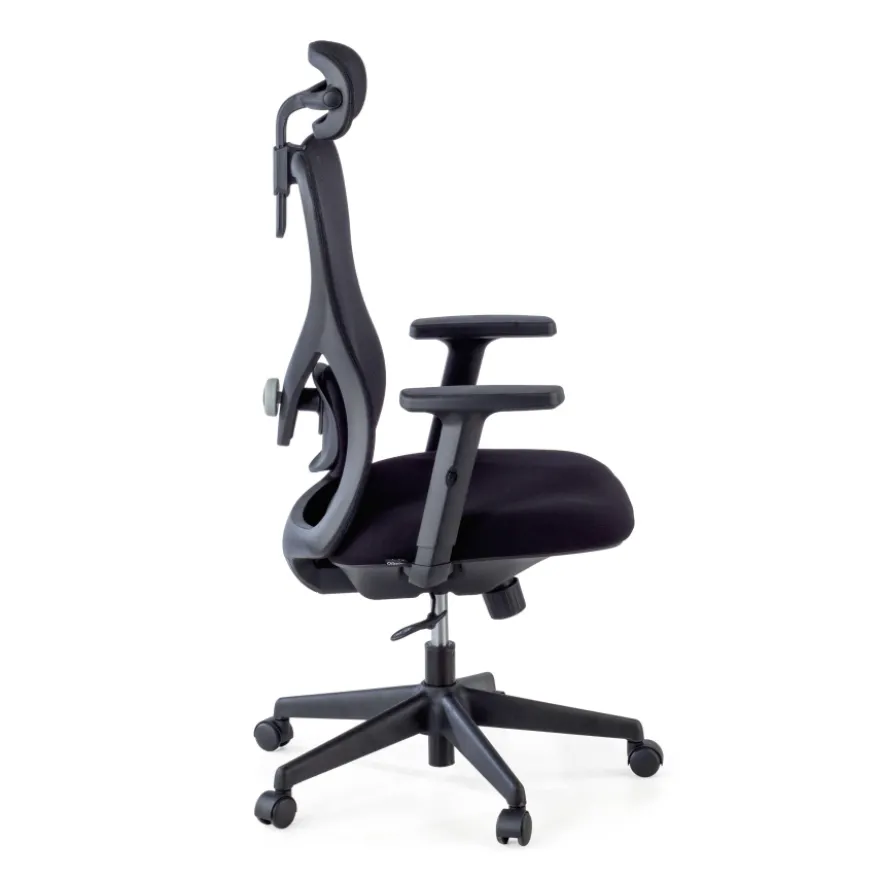 Sedia da Ufficio Fusion black, supporto lombare