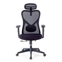 Sedia da Ufficio Fusion black, supporto lombare