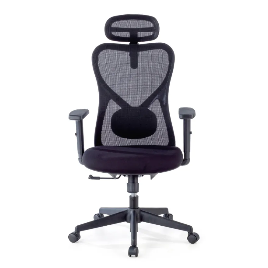 Sedia da Ufficio Fusion black, supporto lombare