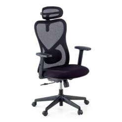 Sedia da Ufficio Fusion black, supporto lombare