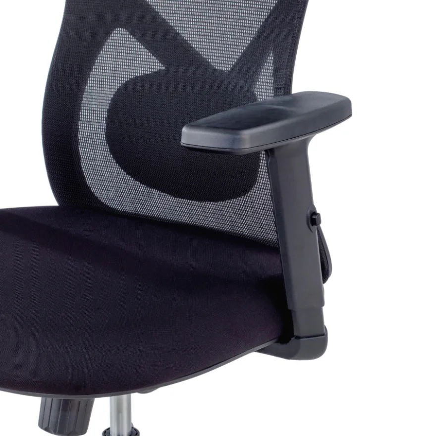 Sedia da Ufficio Fusion black, supporto lombare