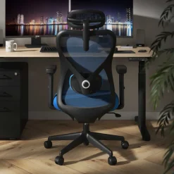 Sedia da Ufficio Fusion black, supporto lombare