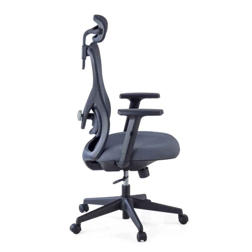 Sedia da Ufficio Fusion black, supporto lombare