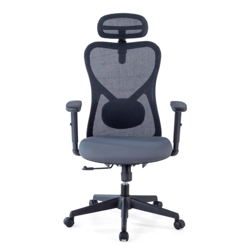 Sedia da Ufficio Fusion black, supporto lombare
