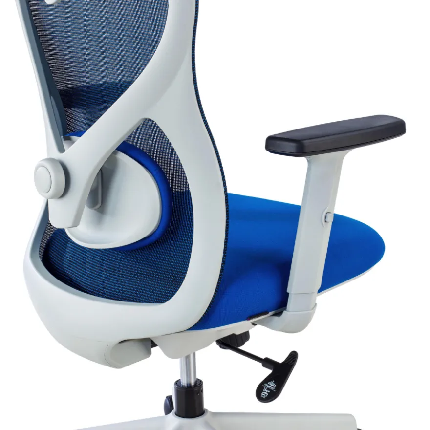 Sedia da Ufficio Fusion White, supporto lombare