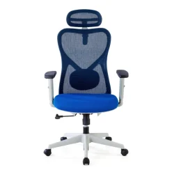 Sedia da Ufficio Fusion White, supporto lombare