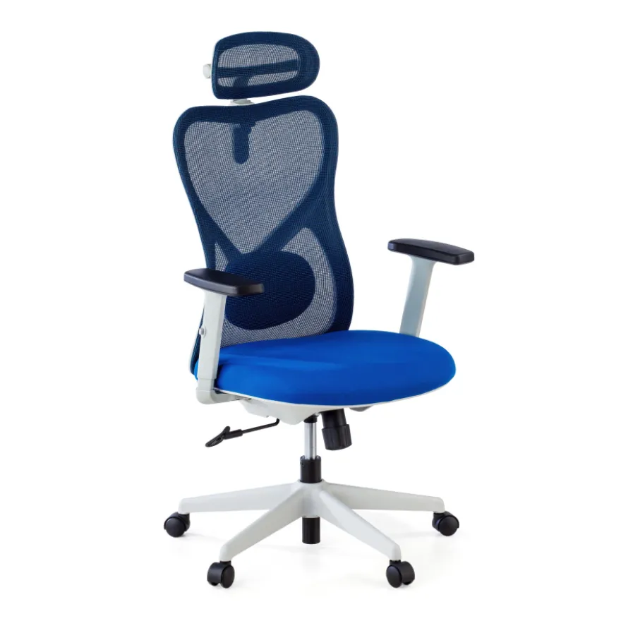 Sedia da Ufficio Fusion White, supporto lombare