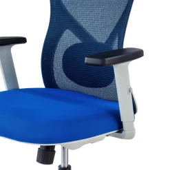Sedia da Ufficio Fusion White, supporto lombare