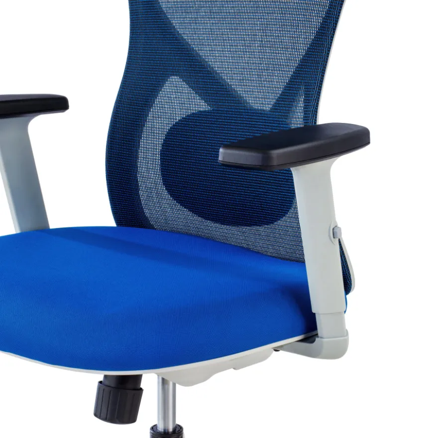 Sedia da Ufficio Fusion White, supporto lombare