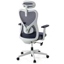 Sedia da Ufficio Fusion White, supporto lombare