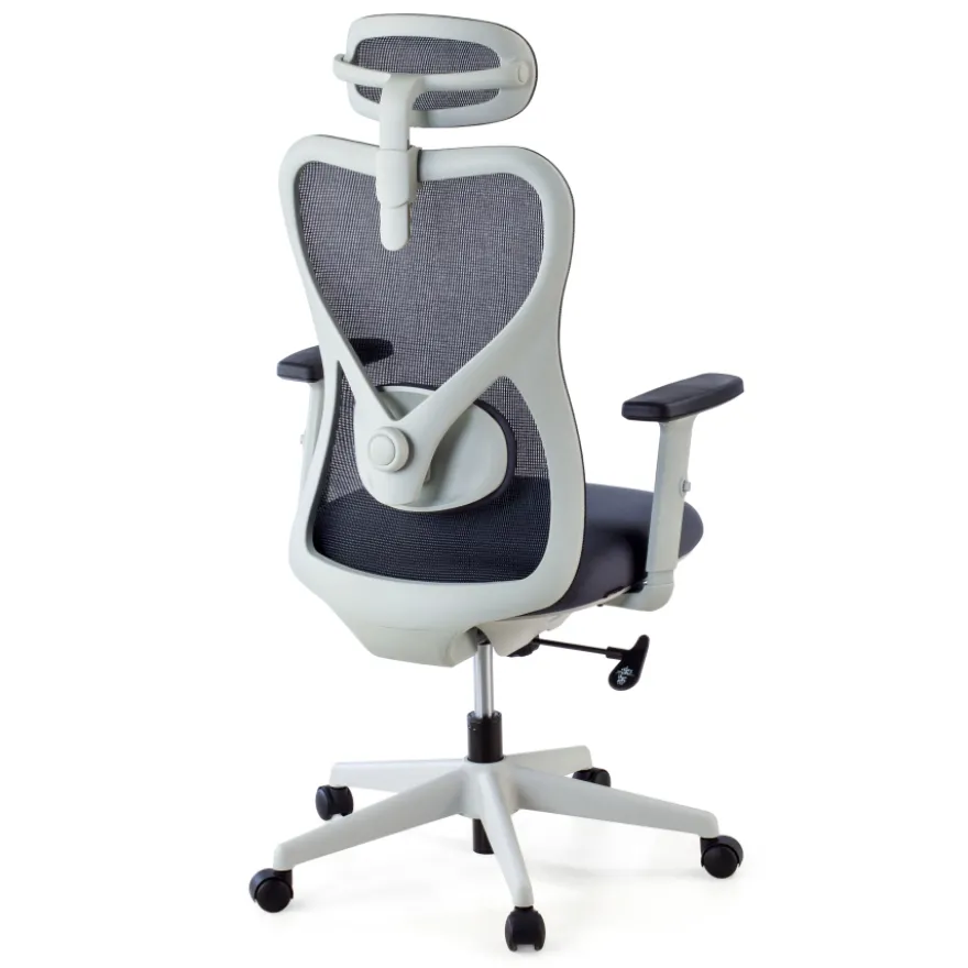 Sedia da Ufficio Fusion White, supporto lombare