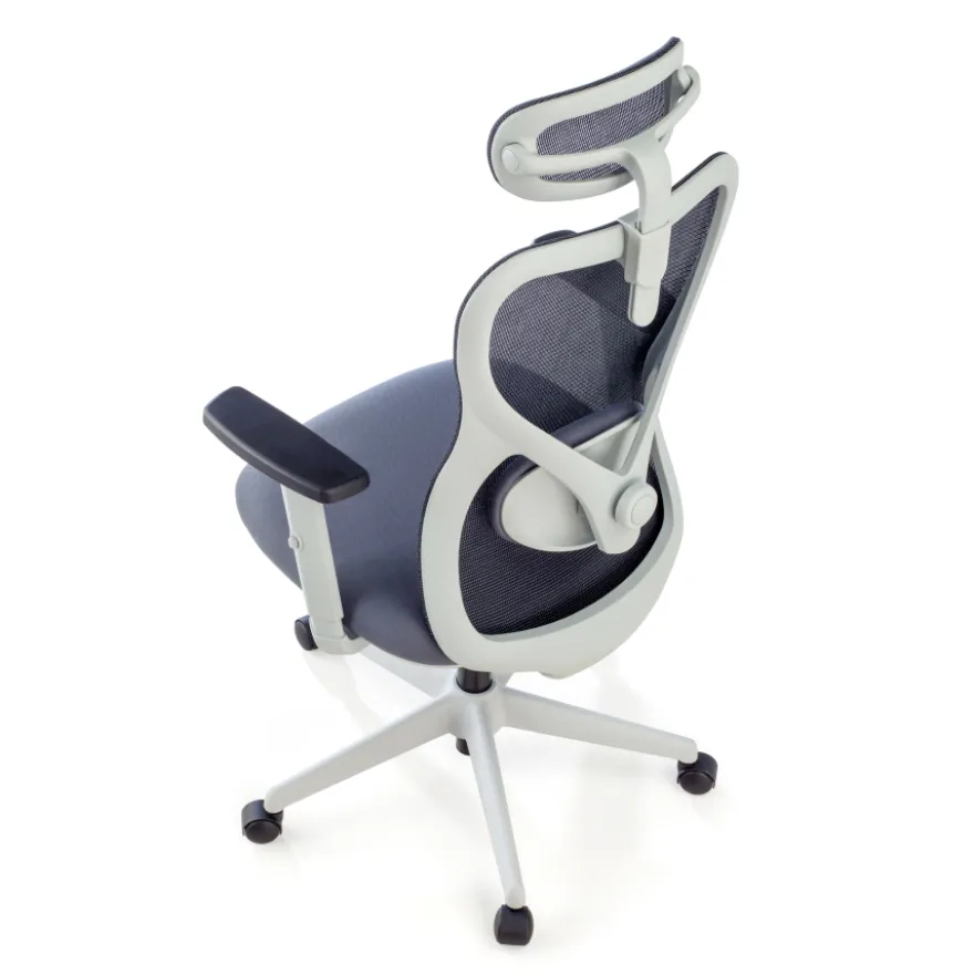 Sedia da Ufficio Fusion White, supporto lombare