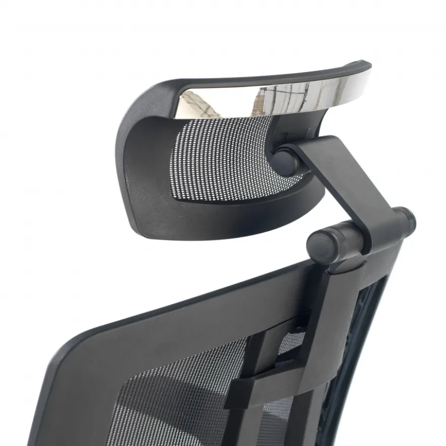 Sedia da ufficio giapponese Hiro, syncro, braccioli 4D, con poggiatesta