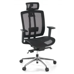 Sedia da ufficio giapponese Hiro, syncro, braccioli 4D, con poggiatesta
