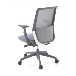 Sedia da ufficio professionale Five, rossa, cuscino lombare, completamente regolabile