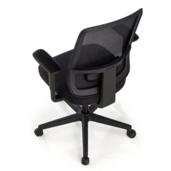 Sedia da ufficio professionale Kaito black, utilizzo di 8 ore